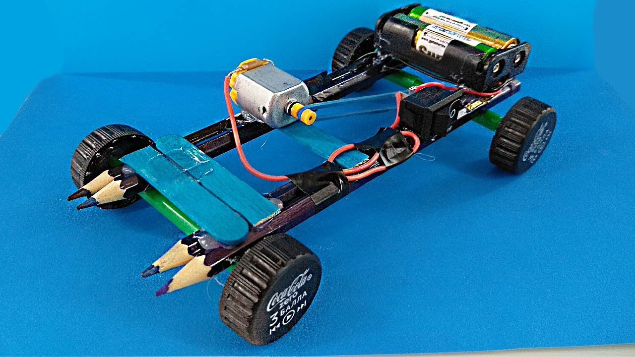 how to make a car at home easy with a motor
