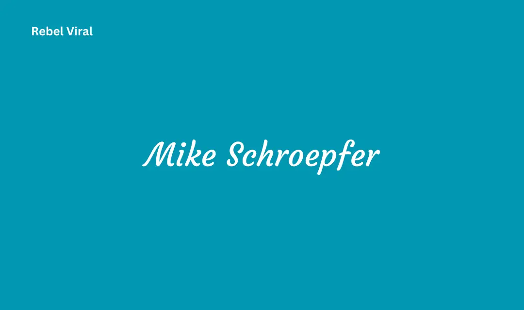 Mike Schroepfer Contributions to the Technology