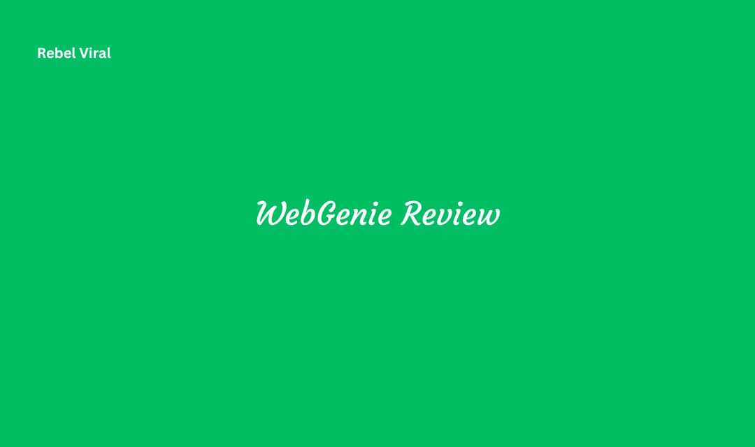 WebGenie Review Features and Functionality